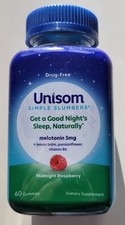 Unisom Simple Slumbers Nighttime Sleep-Aid - 60 Gummies - Melatonin 5mg
