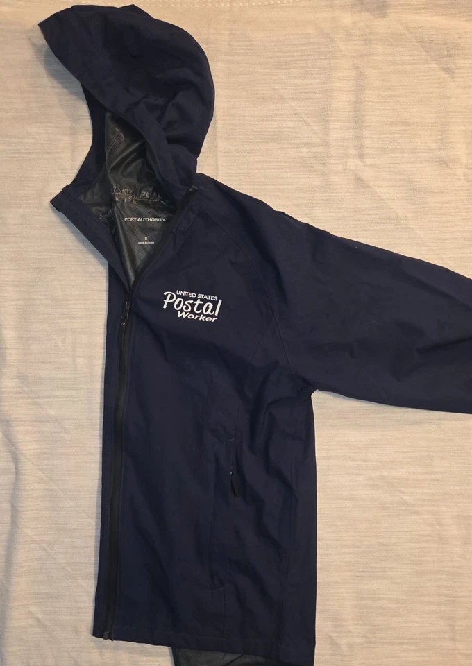 Rural Carrier / Postal Worker / Navy Blue / Rain Jacket / Rain Coat - Image 2 of 3