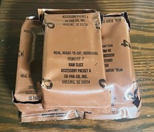 Vintage Military MRE Lot Of 5 Meal Ready To Eat Date 7-1992 Sealed