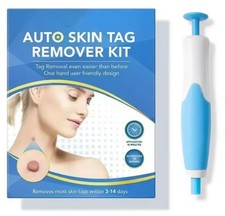 2-in-1 Micro Auto Skin Tag Remover Pen Tool Kit Painless Wart Skin Tag Removal