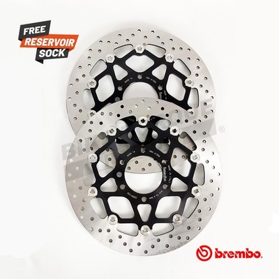 Brembo schwimmende Bremsscheiben vorne Paar passend für Triumph T595 Daytona 1997-1998