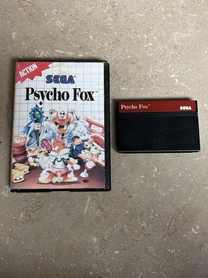 Psycho Fox with Box (wear) - Sega Master System US Seller