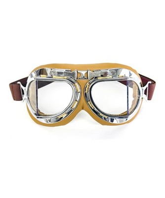 Motorcycle Goggle Aviator Pilot Style Cruiser Scooter Motocross Goggles for M...