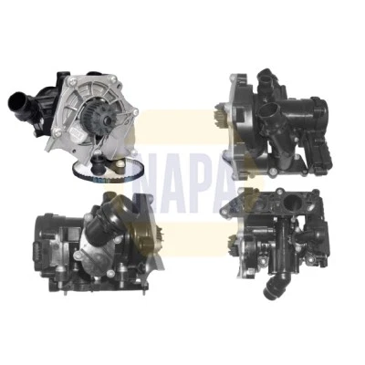 Water Pump fits AUDI A3 8V 1.8 2.0 2012 on Coolant NAPA 06K121011 06K121011C New - Image 2 of 4