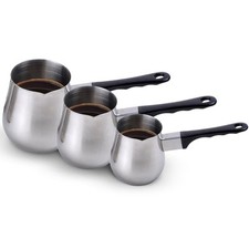 Brand New 3pc Coffee Warmer Set 18/10 Stainle...