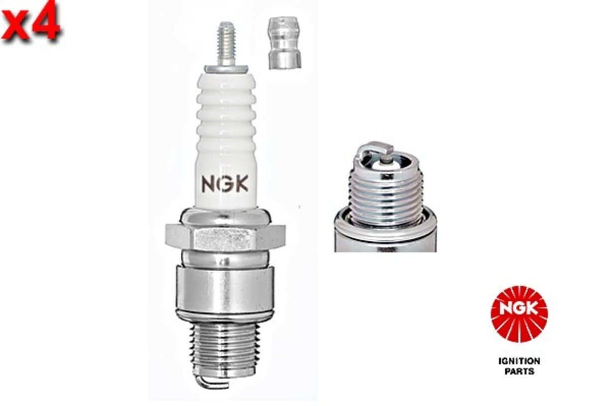 NGK 4x Spark Plug For VW 15001600 1500 1600 Hatchback 181 Beetle 54-92 N0178011