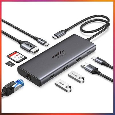 USB-C Hub 10Gbps   Docking Station für MacBook und iPhone mit HDMI 4K