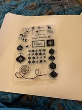 Unbranded Christmas Clear Stamp 16 pcs