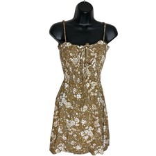 Faithfull the Brand Mini Dress Womens S 4 Floral Strappy Smocked Cottage Boho