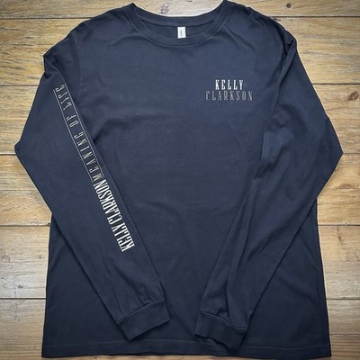 Kelly Clarkson Meaning of Life Tour Long Sleeved Shirt Black Size XL Music Merch