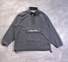 Vintage Tommy Hilfiger Athletics 1/4 Zip Pullover Fleece Sweatshirt Size XL 90s