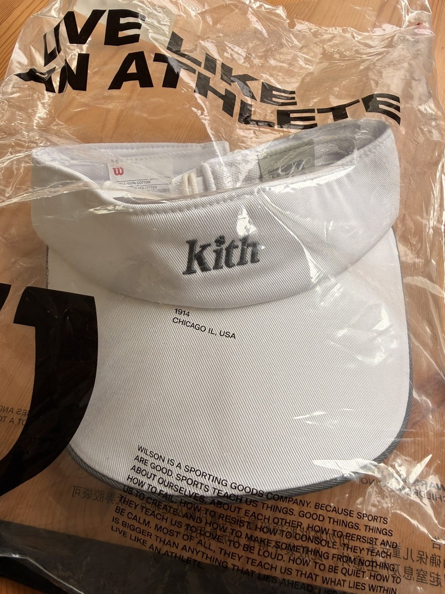 BRAND NEW RARE Kith x Wilson performance visor sold out on  display picture 1