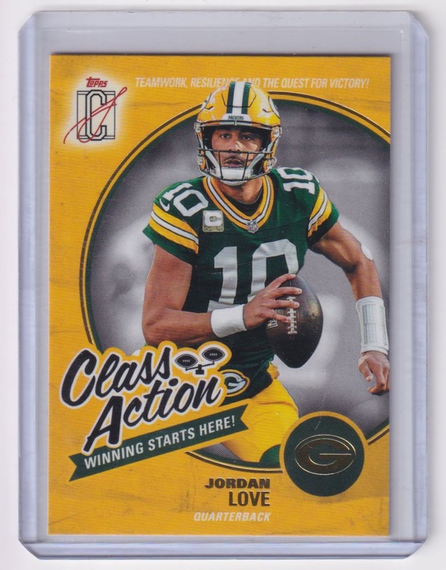 2025 Topps Signature Class Action Jordan Love Green Bay Packers #CA-12