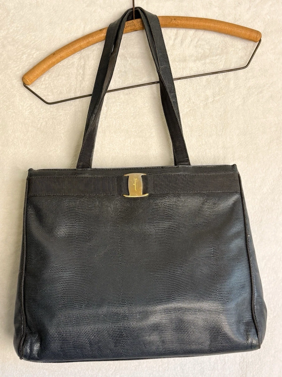 Salvatore Ferragamo Tote Black Bags & Handbags for Women for sale