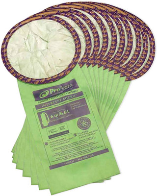 Proteam 100431 Intercept Micro Filter Bag, Open Collar - Fits 6 Quart round Prot
