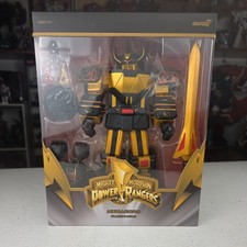 Super 7 Mighty Morphin Power Rangers Ultimates  MEGAZORD Black & Gold Figure NEW