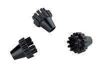 RundbüRsten FüR Polti Vaporetto, Schwarz, 3Er-Set, Dampfreiniger ZubehöR