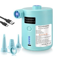 Air Pump for Inflatables, Rechargeable Air Mattress Pump, Blow Up Pump, Effic...