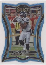 2019 Panini Select Premier Level Die-Cut Light Blue Prizm 51/99 Josh Gordon 0en