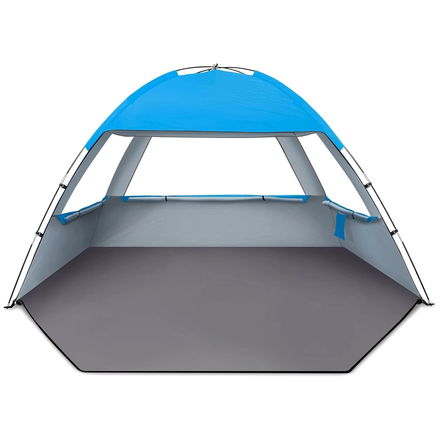 Large 3 Person Beach Cabana, UV Protection Tent, Easy Setup