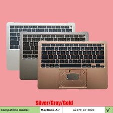 New For MacBook Air A2179 2020 13" Top case Palmrest Cover Keyboard Gray Gold US