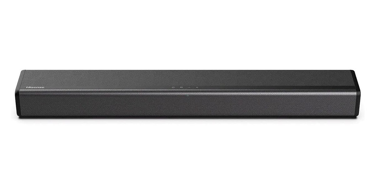 Hisense HS214 2.1ch Sound Bar w/ Built-in Subwoofer 108W Bluetooth