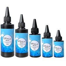 Crystal Clear Hard UV Resin Ultraviolet Fast Curing Epoxy Jewelry Making Craft