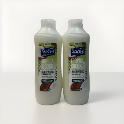 Suave Tropical Coconut Nourishing Shampoo, 22.5 fl oz, 2 Pack