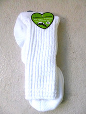 Celtic Creations Irish Dance Socks Womens XL Poodle White Arch Support Seamless
