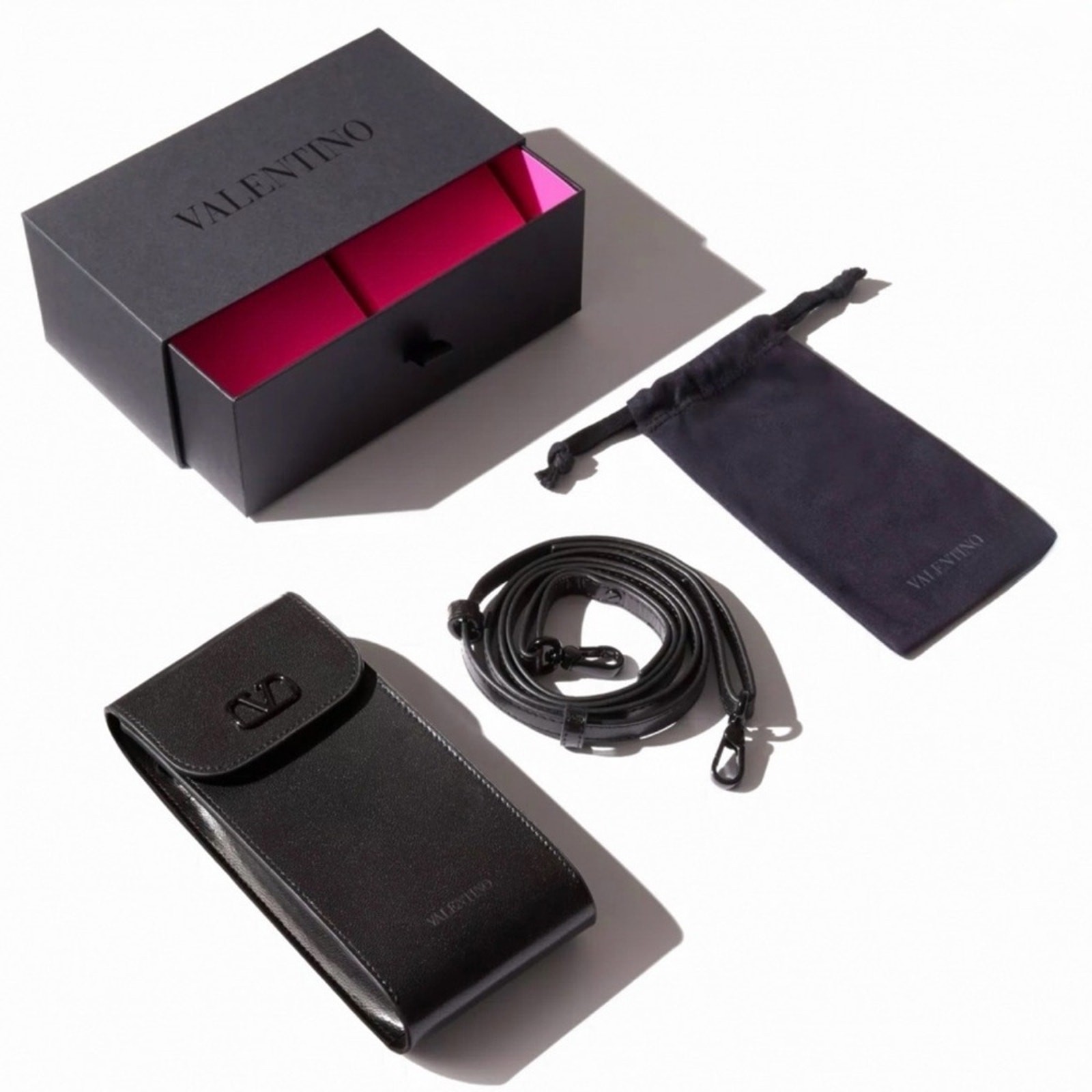  New! Valentino V GOLD | VLS 162C, Burgundy Sunglasses, Authentic thumbnail 5