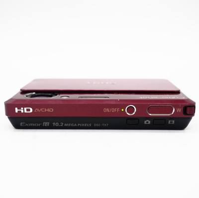 Sony Cyber-shot DSC-TX7 Red 10MP 4x Optical Zoom Digital