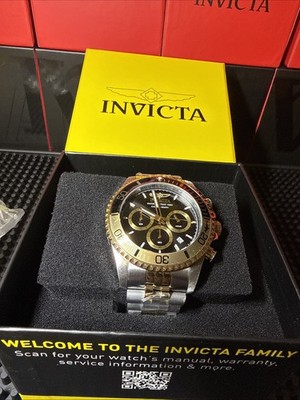 Invicta Pro Diver Men's 43mm Watch Titan Gold Tone, Stainless Steel 49837