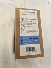 = BlastHome® Curtain Rod Brackets Luxury Adjustable Set of 2 Brushed Gold 1-1/4"