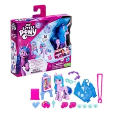 My Little Pony Izzy Moonbow 3 Inch Figure with Accessories and Keychain Storage