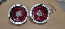 1963 Ford Galaxie Tailight Assemblies Pair Lens Lights Original Fomoco