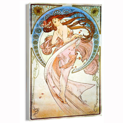 1898 DANCE 3 ALPHONSE MUCHA Poster or Canvas Home Decor Art Print
