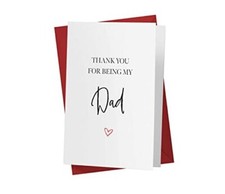 Sweet and Funny Birthday Card For Dad, Happy Birthday Card For Him, Single