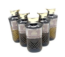 bath and body works 5 Pack COZY VANILLA BOURBON Shower Gel 10 Oz New