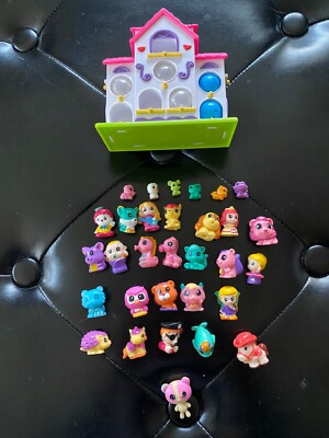 SQUINKIES  Zinkies Birdhouse Playset w 5 Bubbles, and 30 Squinkies and Zinkies