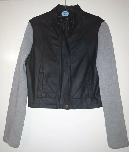 Forever 21 Womens Black Faux Leather 
