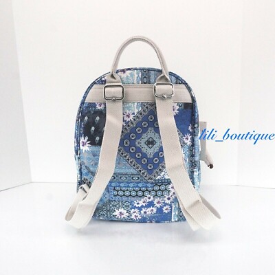 NWT Kipling KI0307 Rose Small Backpack Travel Bag Polyester 