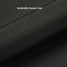 Sunbrella Canvas Coal 5489-0000 outdoor/indoor fabric by the yard, 54" wide