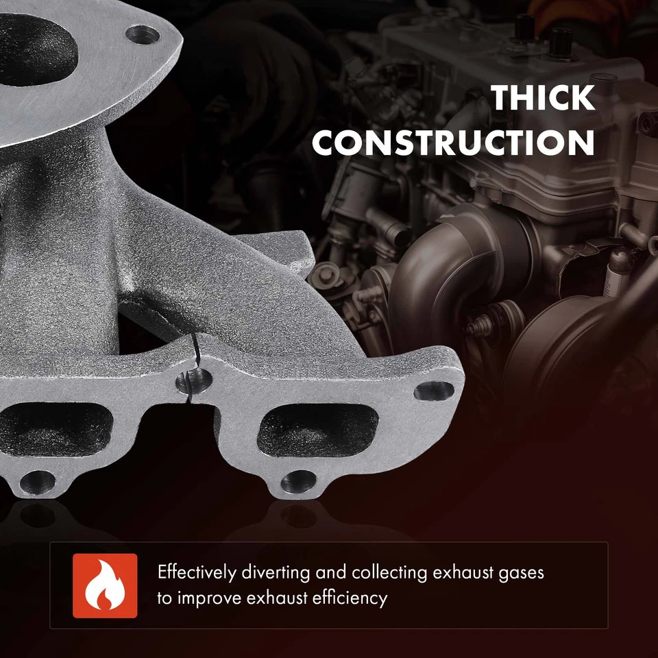 Colector de escape izquierdo con junta para Dodge B250 B350 D250 D350 Plymouth Caravelle Foto 4 de 4