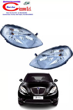Coppia Fari Fanali Anteriori Lancia Y Ypsilon 843 dal 2003-06 Lancia Musa 2004/7