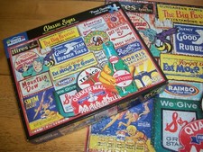 Jigsaw Puzzle 500 Pcs White Mountain Collage Vintage Advertising Signs Complete