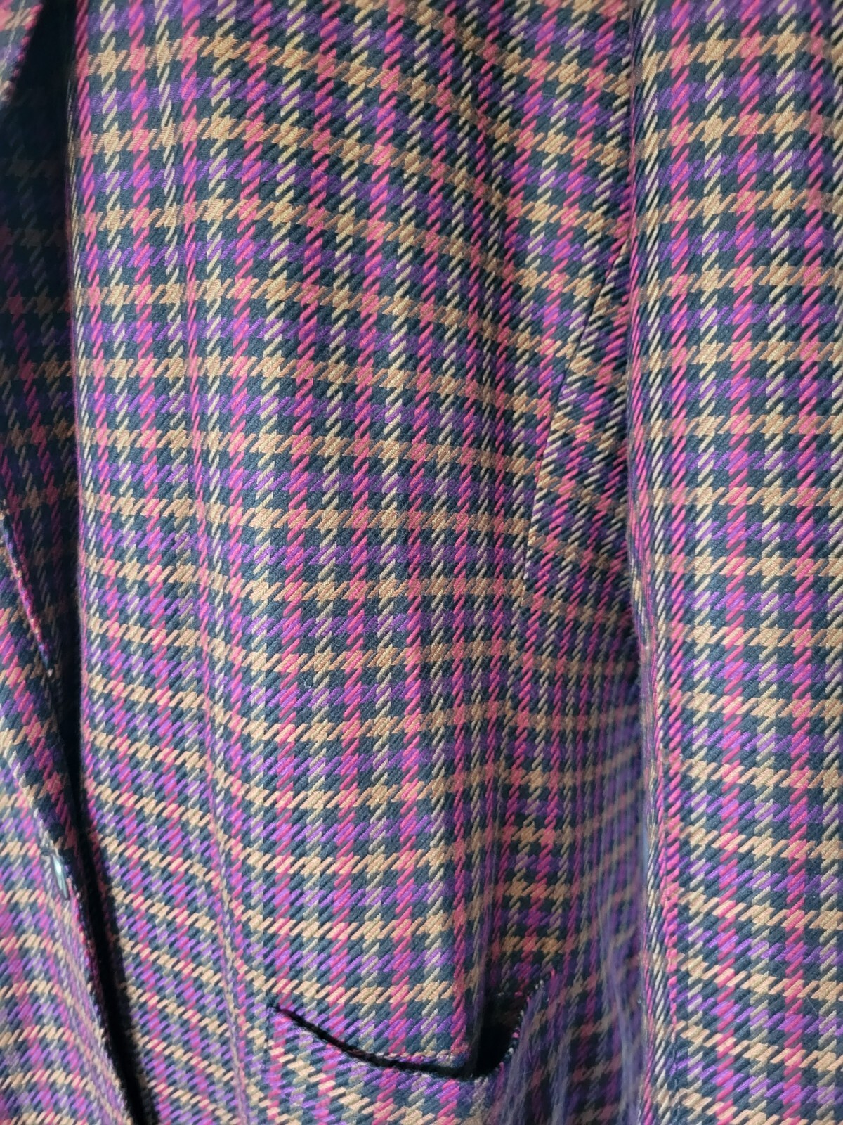 Amanda Smith Multicolor Single Breasted Houndstoo… - image 4