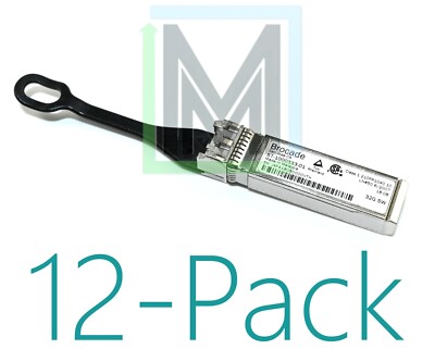 BROCADE 32Gb SFP 57-1000333-01 FC SWL SFP+ TRANSCEIVER MODULE - 12 PACK ...