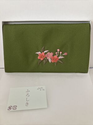 Furoshiki Tuch Sakura Baumwollstoff Made in Japan Baumwolltuch Maccha Green Tea