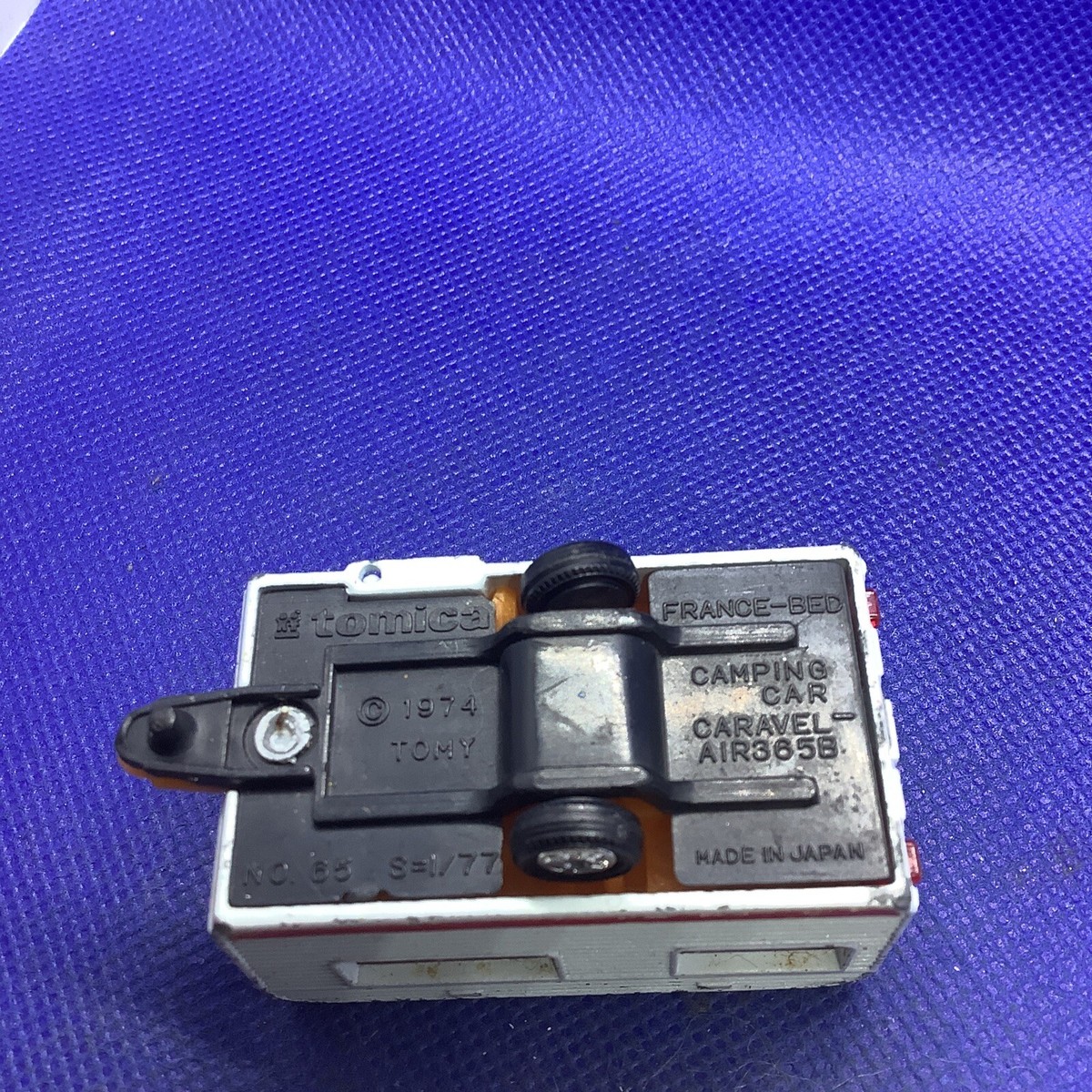 1974 Tomica Tomy No.65 Camping Car 1/77 Caravel Air365B Japan HTF