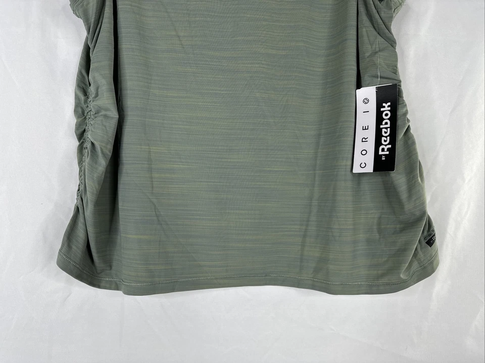 Nuevo top deportivo Reebok Core 10 sin mangas para mujer talla grande 3X verde Activchill Foto 4 de 4